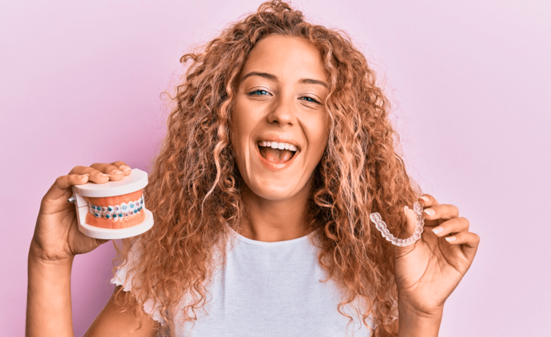 Alineadores invisibles o brackets